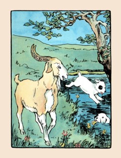 Snip and Snap fall in the Lake 1914