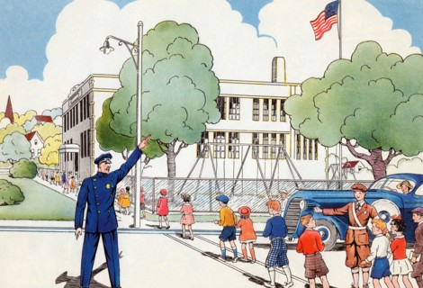 School Day Begins 1938