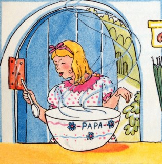 Goldilocks tries Papa Bear's Poridge 1938