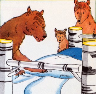 Papa Bear Checks his Bed 1938