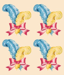 Four Hat Feather Sets 1935