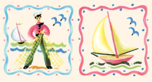 Sailor and Sailboat 1935