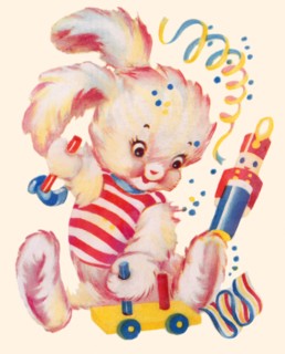 Toy Rabbit at Play 1935