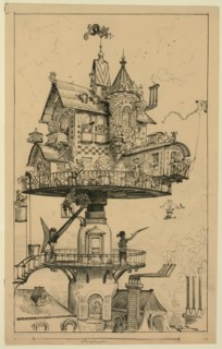 Maison tournante aérienne 1883