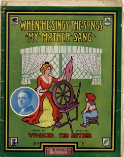 When he sings the songs my Mother sang
