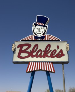 Blake's Lotaburger sign, New Mexico 2006