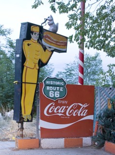 Snow Cap burger cafe, Route 66, Seligman, Arizona 2006