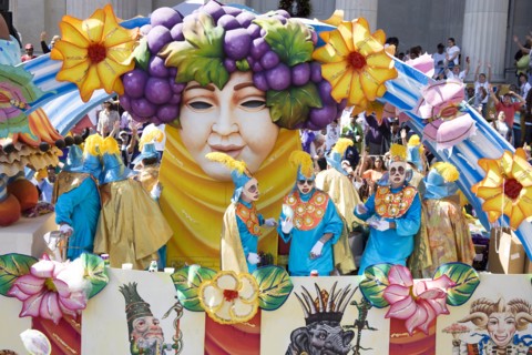 Mardi Gras Parade, New Orleans, Louisiana, a few months after Hurricane Katrina 2006