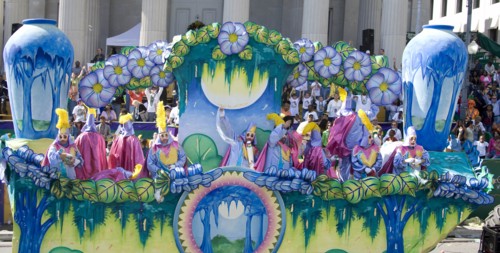 Mardi Gras Parade, New Orleans, Louisiana, a few months after Hurricane Katrina 2006