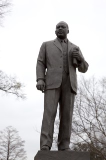 Statue of Dr. Martin Luther King, Jr., in the Kelly Ingram Park, Birmingham, Alabama 2010
