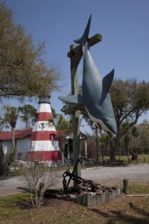 Hanging Shark & Lighthouse 2010