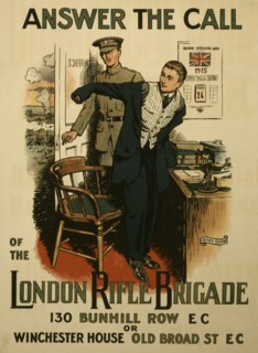 Answer the call of the London Rifle Brigade 1915