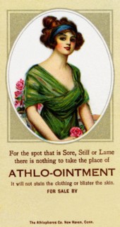Athlo - Ointment for Croup, Cold or Sore Throat 1890
