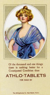 Athlo - Ointment for Croup, Cold or Sore Throat 1890
