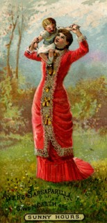 Ayer's Sarsaparilla gives Health and Sunny Hours 1890