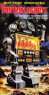 Battery Operated Piston Robot 1950