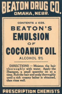 Beaton's Emulsion of Cocoanut Oil 1920