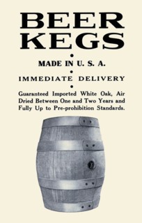 Beer Kegs 1933