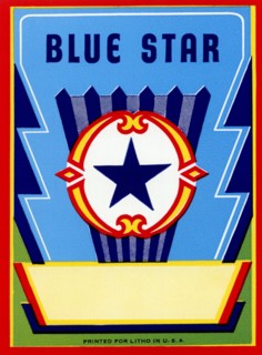 Blue Star Broom label