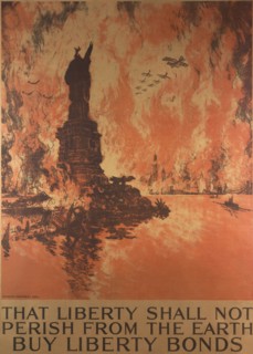 Bond Poster seeking loans to Support World War I 1918