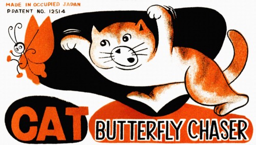 Cat Butterfly Chaser 1930