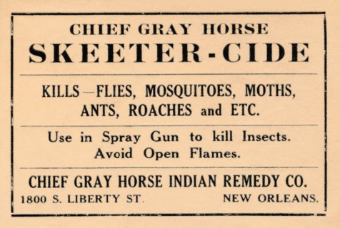 Chief Gray Horse Skeeter-Cide