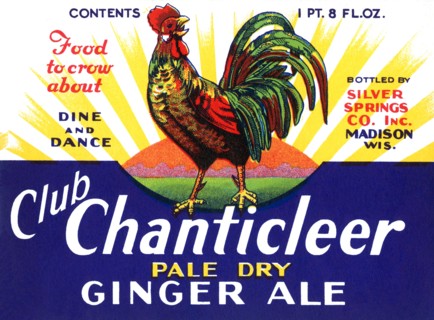 Club Chanticleer Pale Dry Ginger Ale