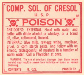Comp. Solution of Cresol 1920