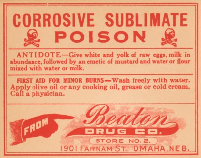 Corrosive Sublimate - Poison 1920