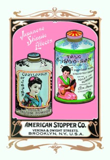 Corylopsis of Japan Talcum Powder and Talc O-Kayo-San 1900