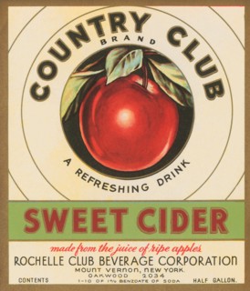 Country Club Sweet Cider 1920