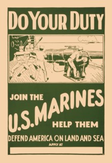 Do your Duty.  Join the U.S. Marines 1914
