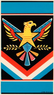 Eagle Broom Label