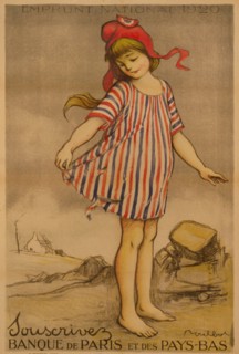 Emprunt National 1920. Souscrivez. Banque de Paris et des Pays-Bas 1920