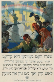 Food will win the War - We need the Immigrants to Conserve Food 1917