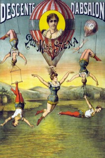 French Balloon Circus Poster 1890