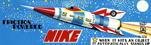 Friction Powered Nike 1950