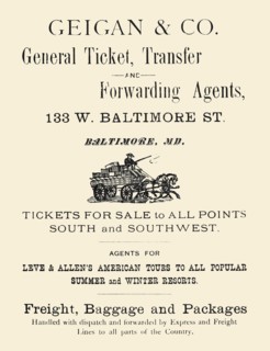 Geigan & Co. General Ticket Transfer & Forwarding Agents