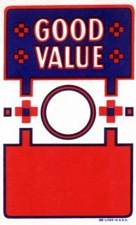 Good Value Broom Label