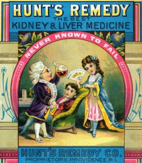 Hunt's Remedy Kidney & Liver Medicine 1890