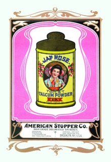 Japanese Rose Talcum Powder 1900
