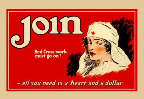 Join - Red Cross Work Must Go On! 1917