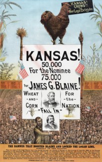 Kansas! For James G Blaine. 1884