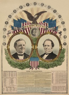 National Democratic chart, 1876--For president, Samuel J. Tilden, for vice president, Thomas A. Hendricks 1876