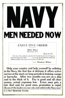 Navy men needed now 1917