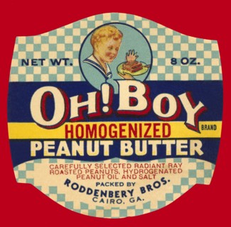 Oh! Boy Homogenized Peanut Butter 1934