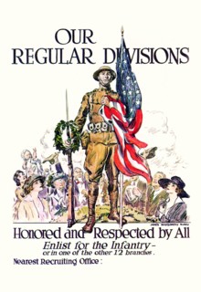 Our Regular Divisions - Enlist for the Infantry