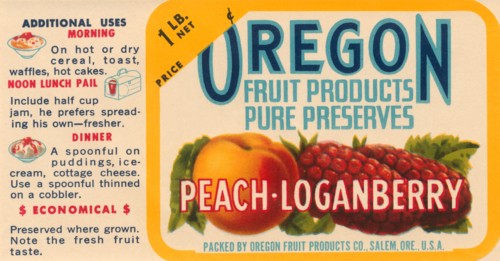 Peach - Loganberry Preserves