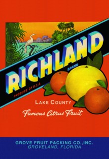 Richland Brand Citrus 1930