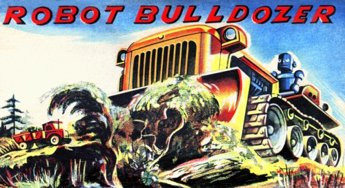 Robot Bulldozer 1950